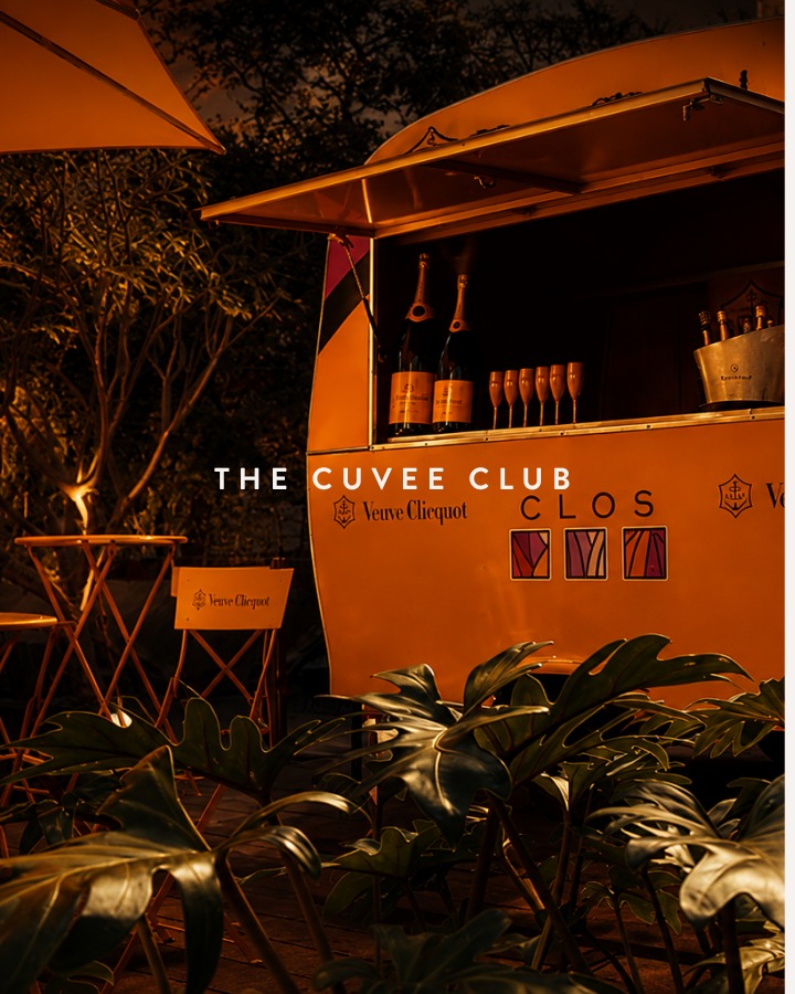 The Cuvee Club — champagne cart